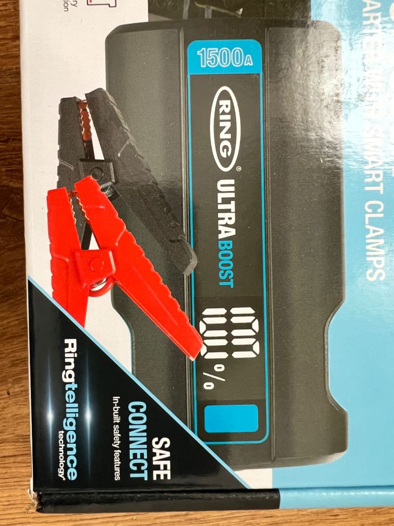 RING Ultraboost 1500Ah Car Battery Jump Starter Brand New unopened and unused