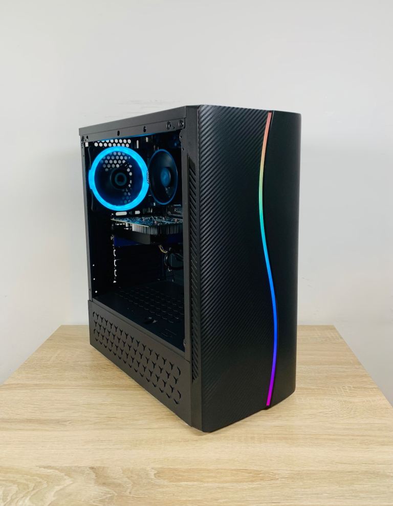 Gaming Ryzen 3 16GB 256GB SSD+ 1000GB UltraFast Pc Desktop Computer NVIDIA 1050Ti 4GB