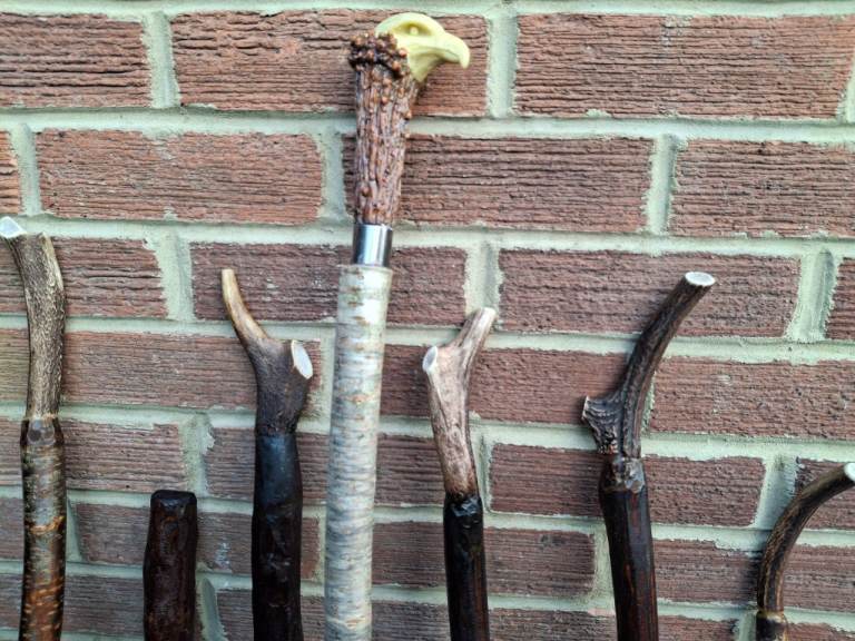 Selection of Handmade Wooden Walking Sticks – Great Condition