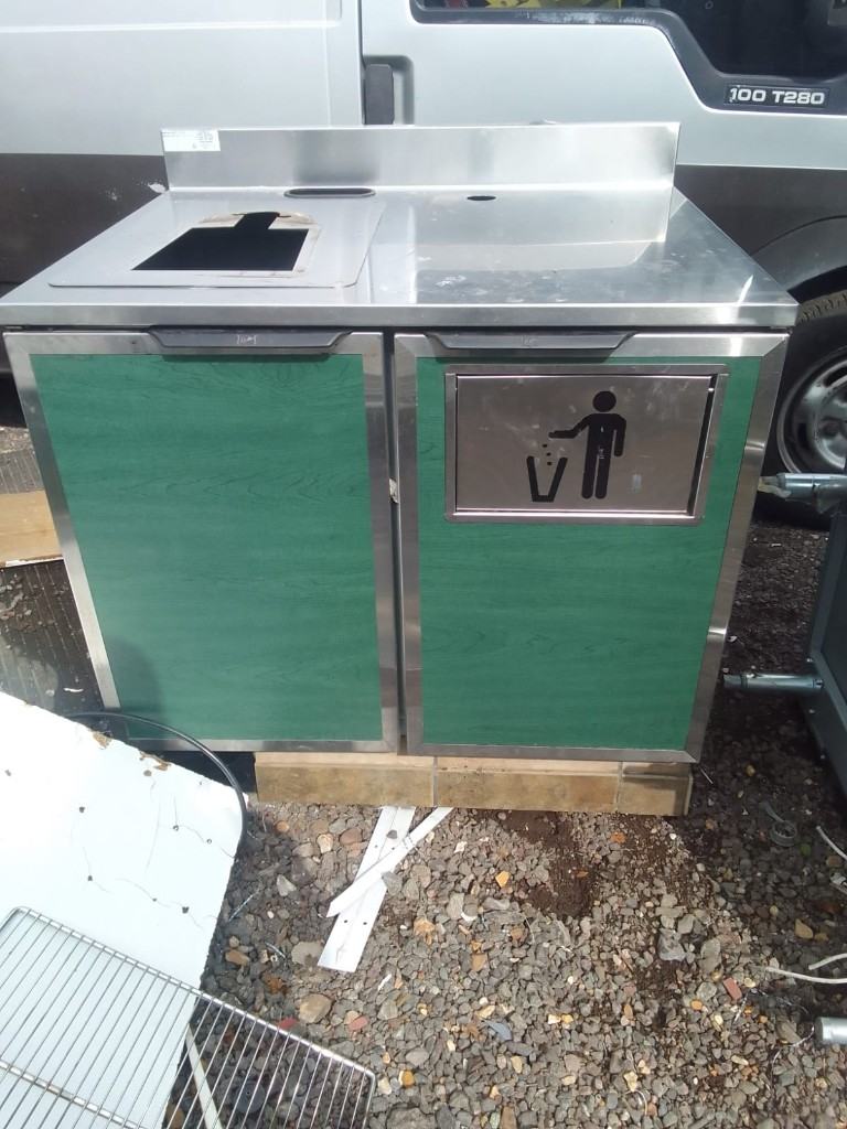 Catering equipment commercial Stainless steel tables sinks racking shelving restaurant kitchen items