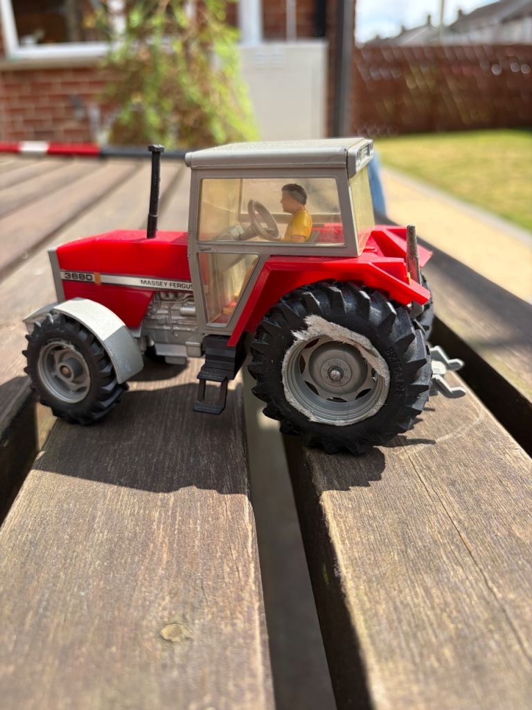 Massey Ferguson Toy Tractor – Red, Good Condition