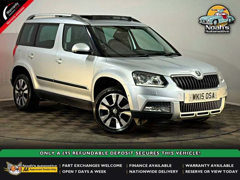 2015 SKODA YETI OUTDOOR LAURIN & KLEMENT 2.0 TDI DIESEL 170 BHP 4X4 MANUAL SUV