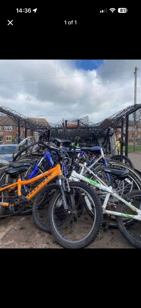 FREE COLLECTION ON YOUR UNWANTED PUSHBIKES 