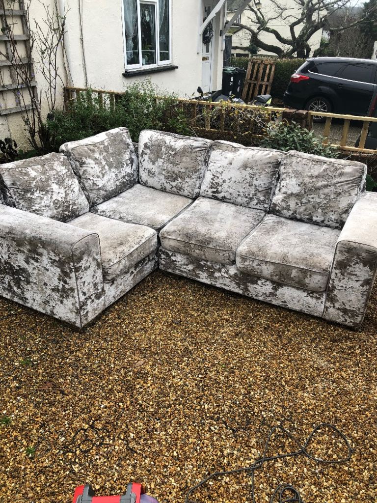 image for DFS CORNER SOFA SUPER COMFY SMOKE/PET FREE 240x180cm CAN DELIVER FOR FUEL 