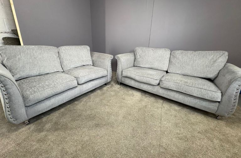 Grey SCS 3 seater and 2 seater sofa set DELIVERY AVAILABLE!