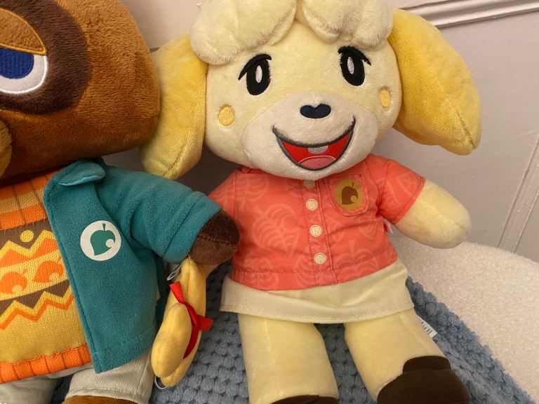 Build-A-Bear Animal Crossing Bundle ACNH Isabelle & Tom Nook Plush Toy