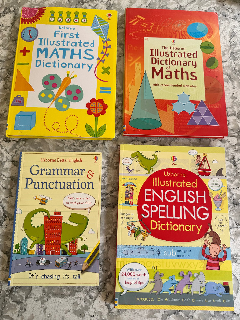 Usborne books - Maths & English 