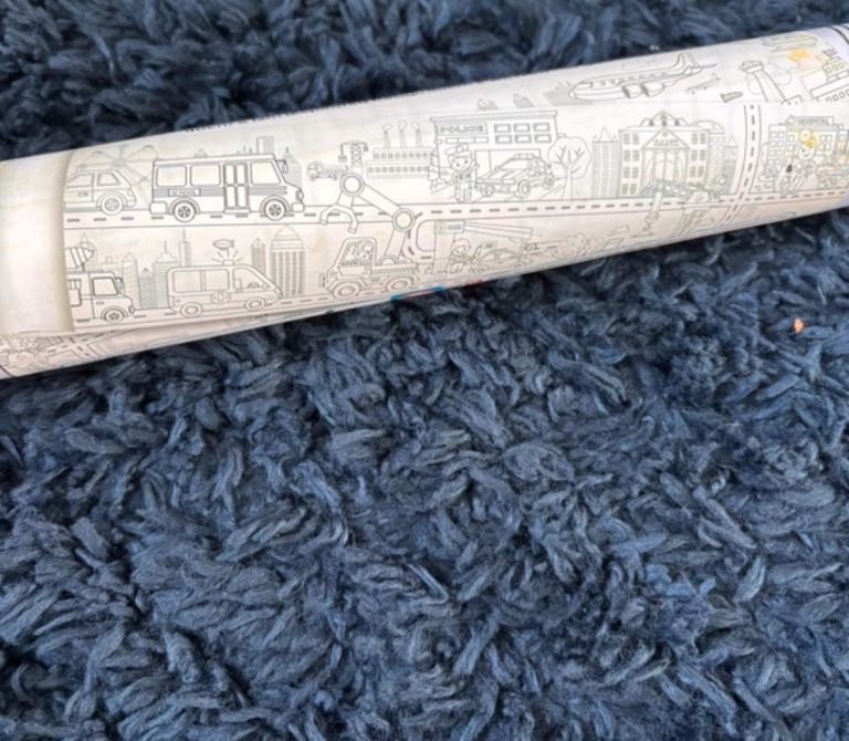 Colouring roll for kids 