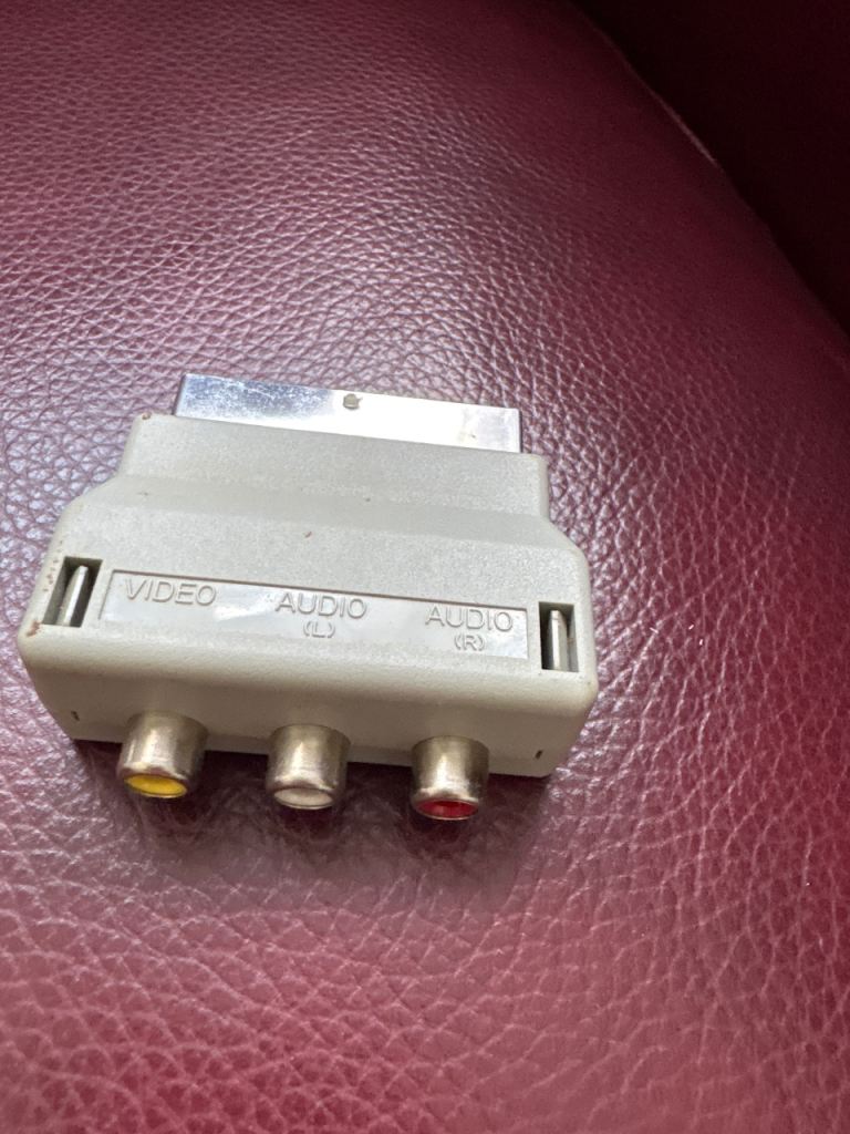 SCART to RCA Adapter – Grey, Good Condition
