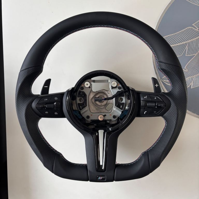 BMW Leather Steering Wheel OEM Style - Various Models 