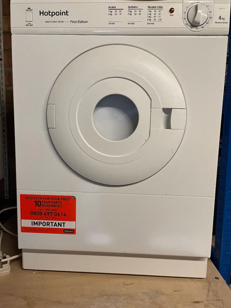 Hotpoint first edition tumble dryer