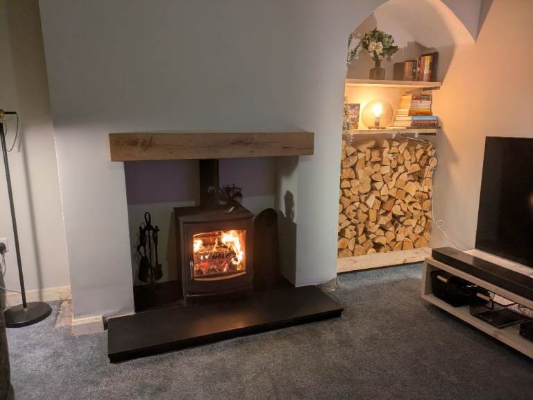 👉 🔥 Wood Burning Stove Installation + Flue Liner – OFTEC Registered