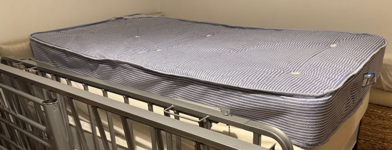 Single mattress for younger children used on a pull out bed