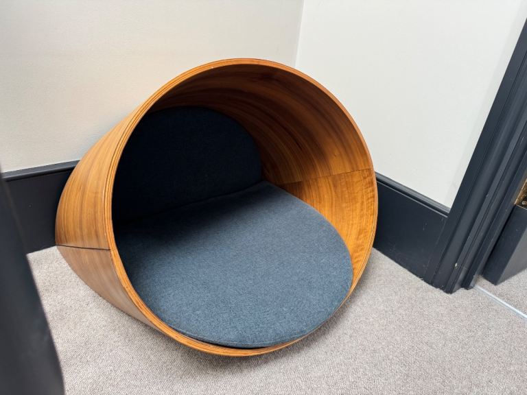 Premium wood cat bed from Made