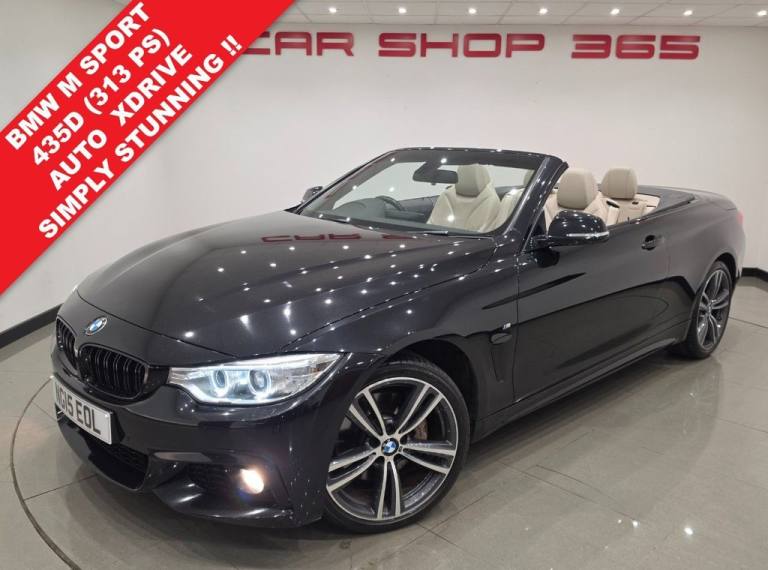 2015 BMW 4 SERIES 3.0 435D M SPORT CONVERTIBLE 2DR AUTO XDRIVE EURO 6 S/S 313 PS
