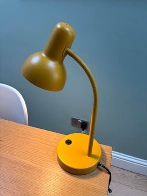 John Lewis Yellow Spotlight lamp