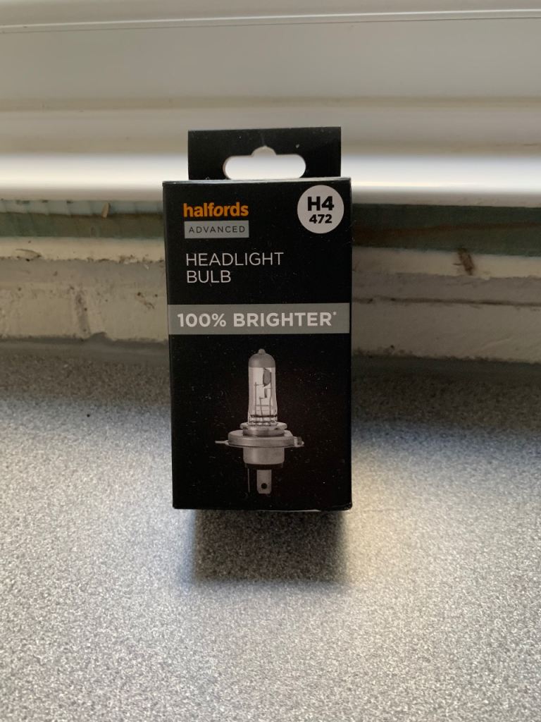 Halfords Headlight Bulb