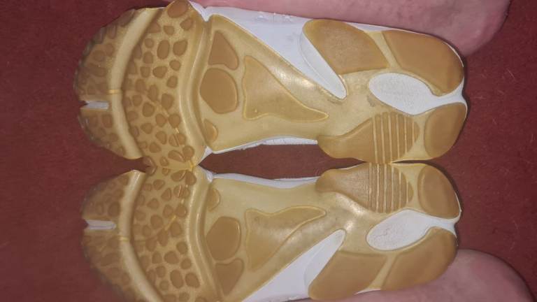 Nike Air Rift Split Toe Woven White 308662 Mens Uk 9