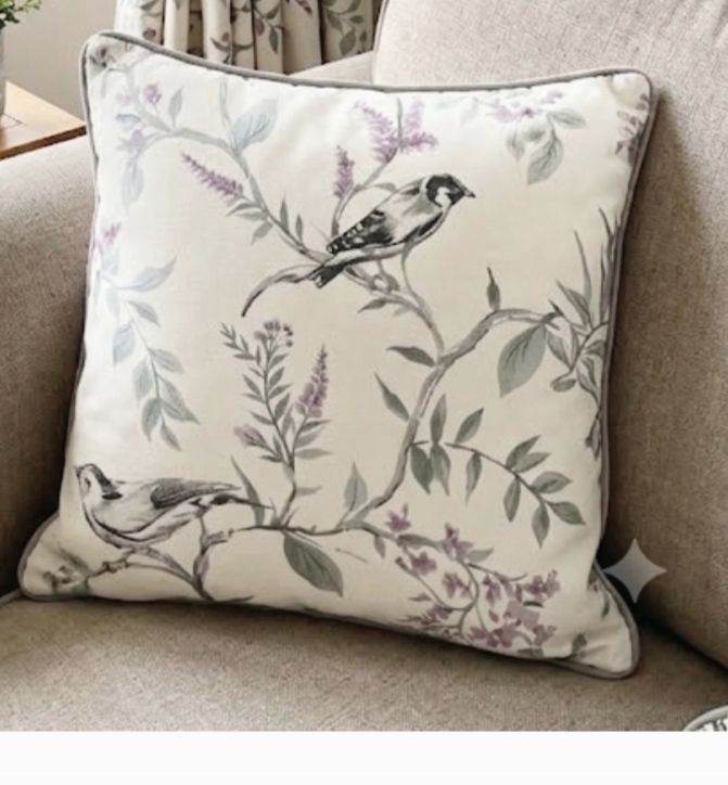 Beautiful curtains and matching 4 cushion covers 