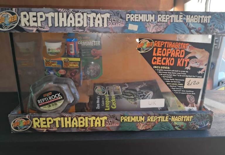 Brand New Zoo Med 10 Gallon Leopard Gecko Starter Kit