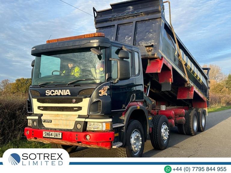 Scania P-SRS C-CLASS P370 8 X 4 Steel Body Tipper