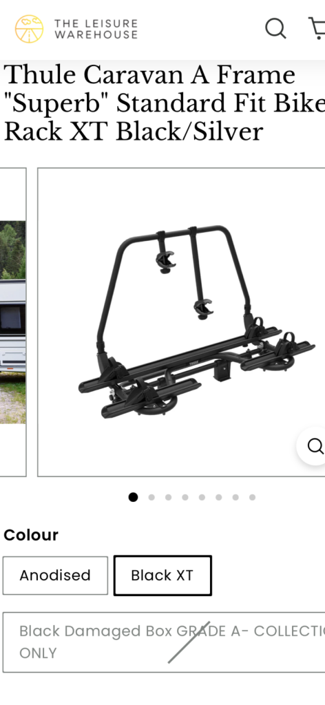 Thule a frame bike holder 