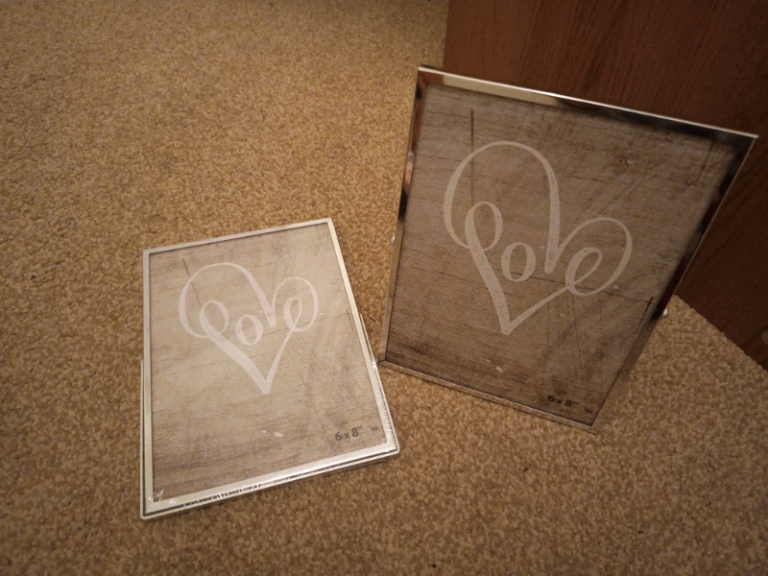 2 x Photo frames