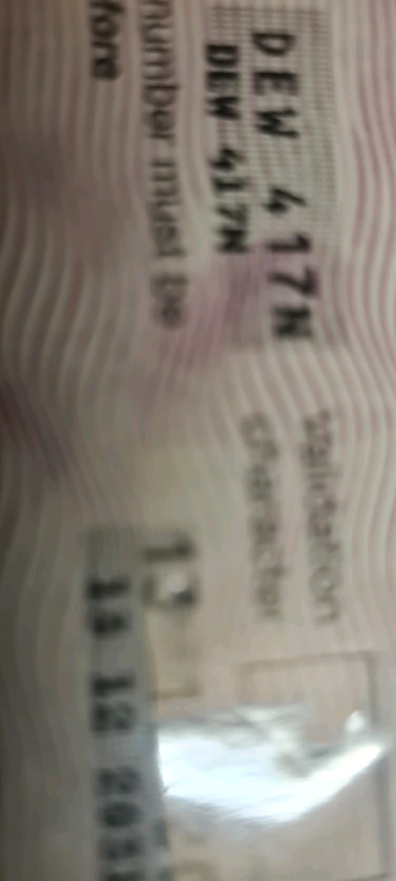 Cherished Number Private Personal plate DEW417N