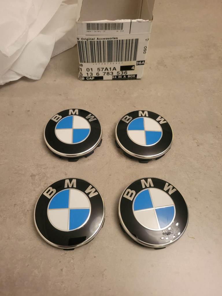 BMW 19 inch alloy wheel centre caps - NEW