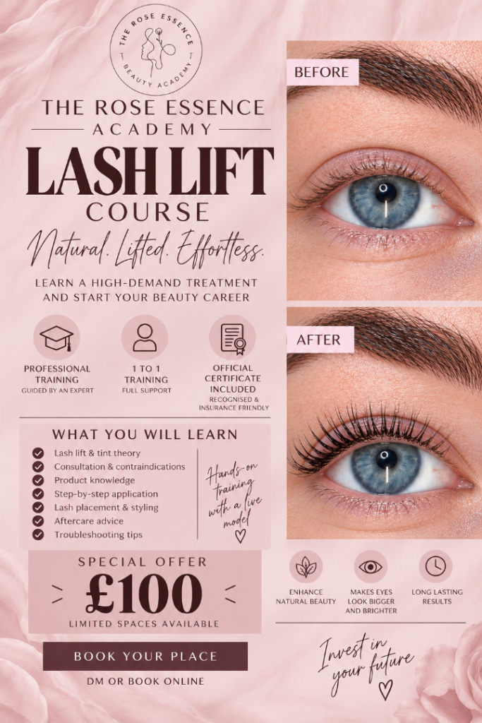 1-to-1 KOREAN Lash Lift Training Course – £100 Special Offer – Brixton