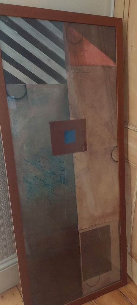 Large wall framed art - 2 pieces 