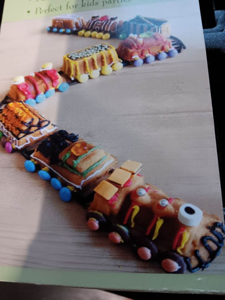 image for Jane Asher Train Cake and Jelly Mould (with recipe) - BRAND NEW.