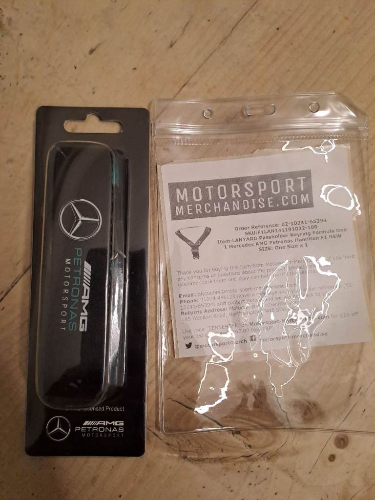 Offical Mercedes Petronas Lanyard