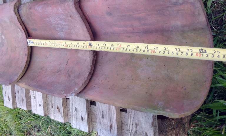 1100+ Reclaimed, handmade antique red clay 'Dutch' Pantiles