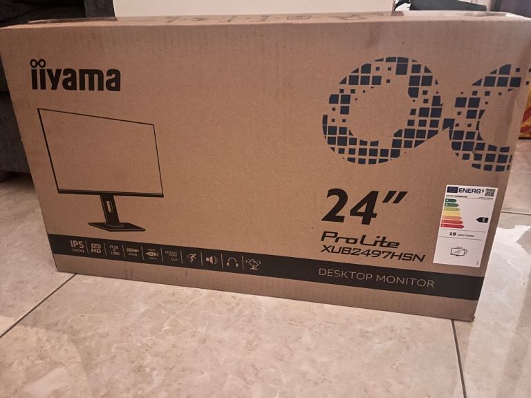  iiyama ProLite 24″ monitor- New Unused 