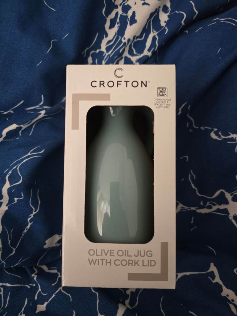 CROFTON Olive Oil Jug with Cork Lid – New