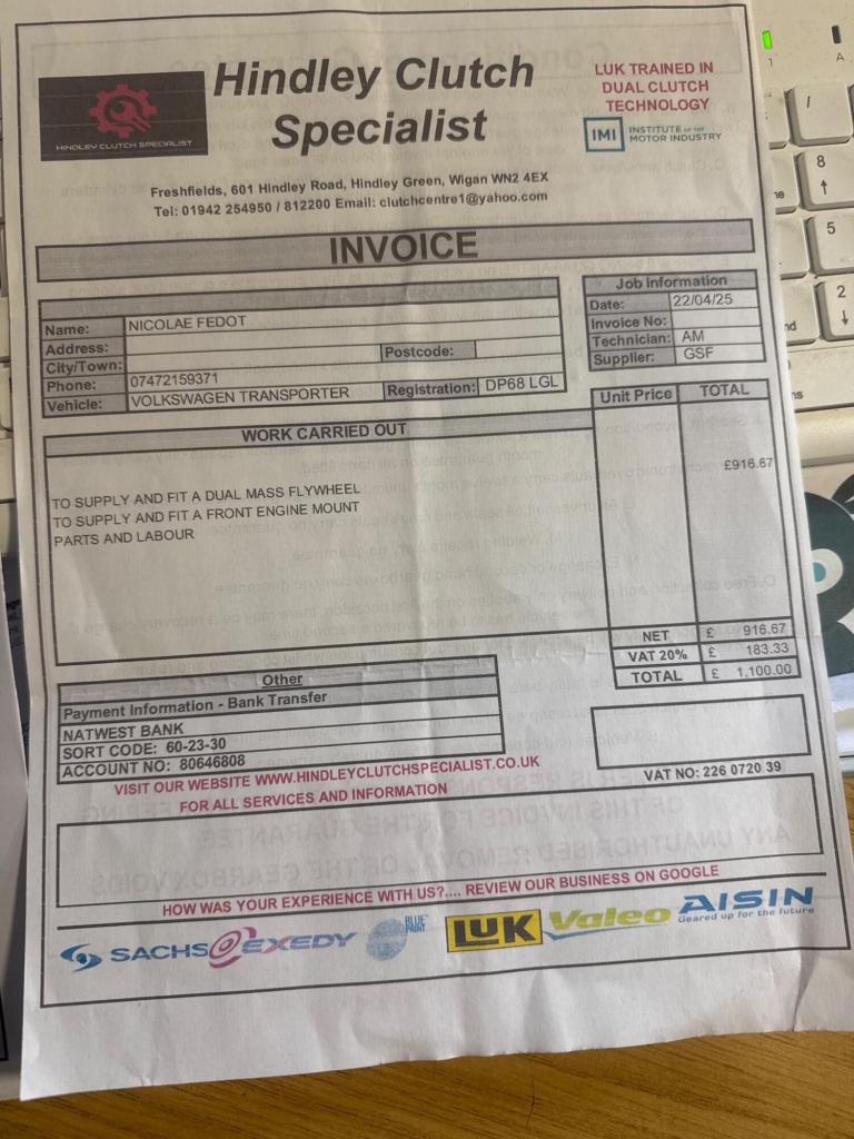 2018 Volkswagen Transporter 2.0 TDI T32 BlueMotion Tech Startline DSG FWD LWB Euro 6 (s/s) 5dr PA...