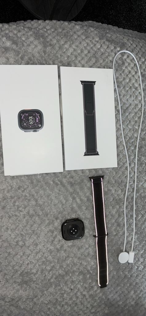 Apple Watch Ultra 3 49mm GPS + Cellular – Mint – 100% Battery – Boxed