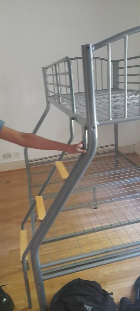 Double and single bed for sale with mattress 