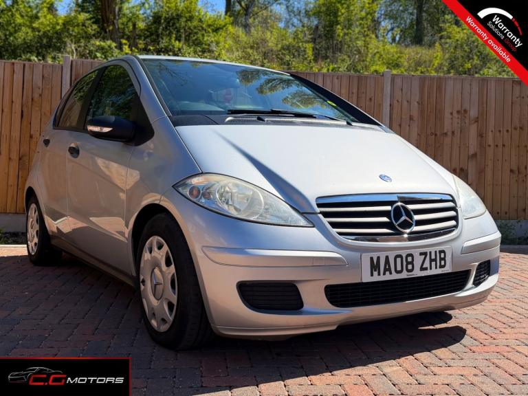 MERCEDES-BENZ A CLASS 1.5 A150 Classic Silver Auto Petrol 2008