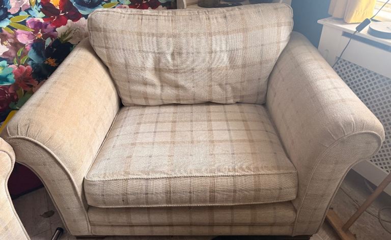Large sofa and chair 