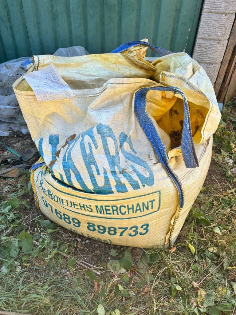 FREE! Half bag of construction sand