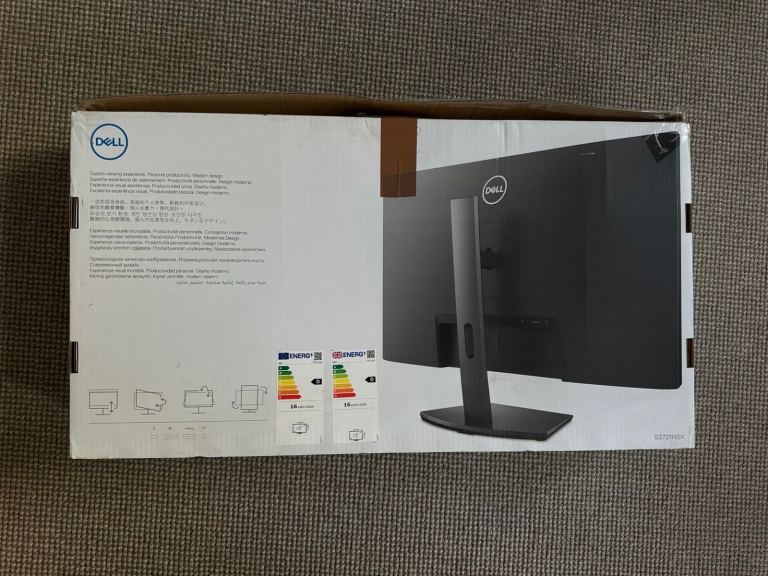 DELL S2721HSX Full HD 27" LCD Monitor - Black