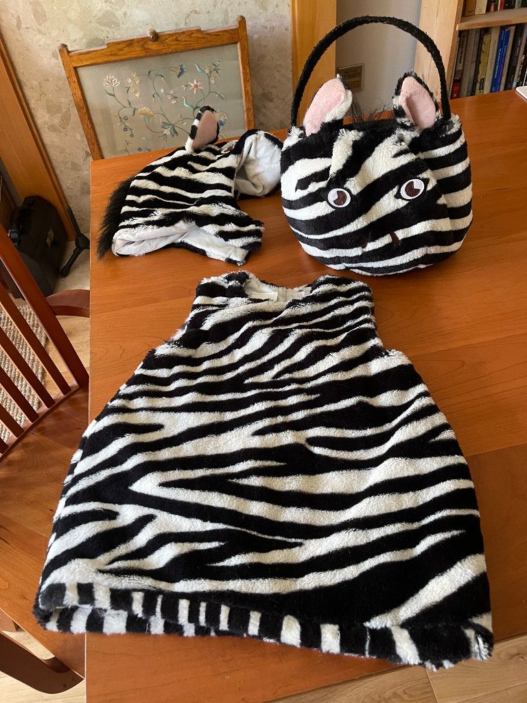Costume, Zebra, Pottery Barn Kids Plush Deluxe (18-24months) World Book Day