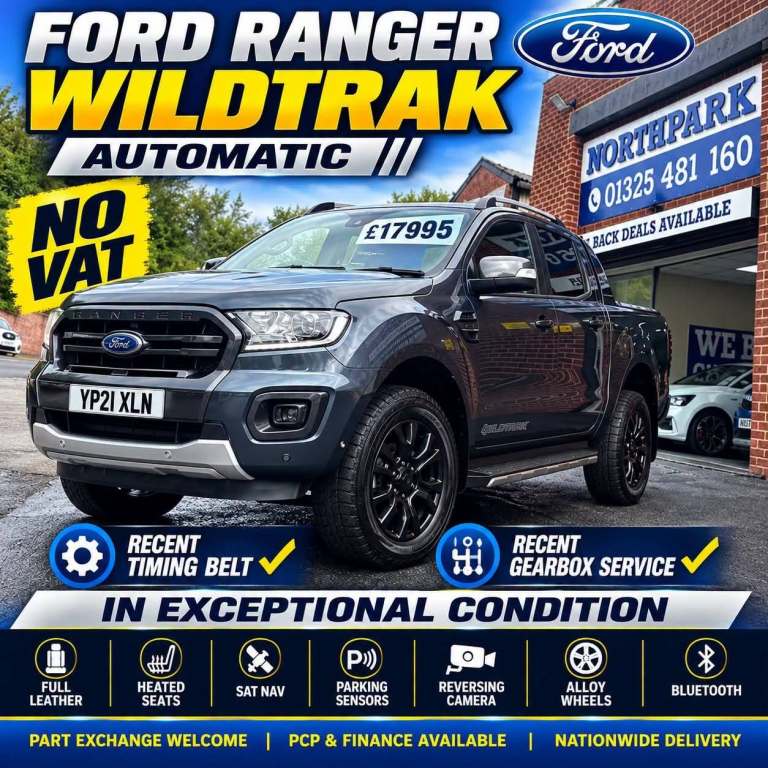 2021 Ford Ranger Pick Up Double Cab Wildtrak 2.0 EcoBlue 213 Auto PICK UP Diesel Automatic