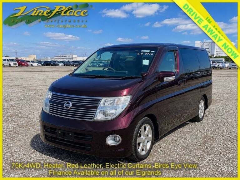 2026 Nissan Elgrand 3.5 4WD Highway Star Red Leather Premium Edition, 8 Seats, Auto MPV PETROL Au...