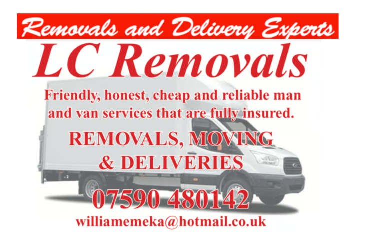 Man And Van Removal Services Basingstoke - Next Day Availability For House Moves & More