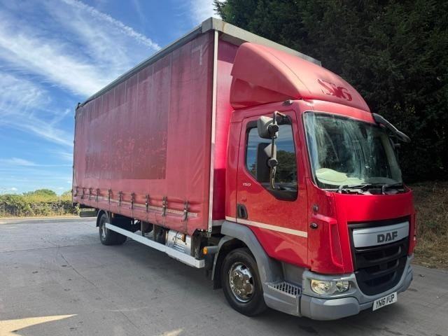 2016 16 DAF LF 150 Euro 6 23ft curtain sider Auto 