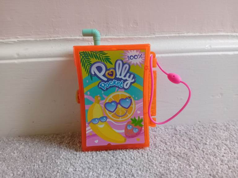 Polly Pocket Jungle Safari Juice Box Compact 