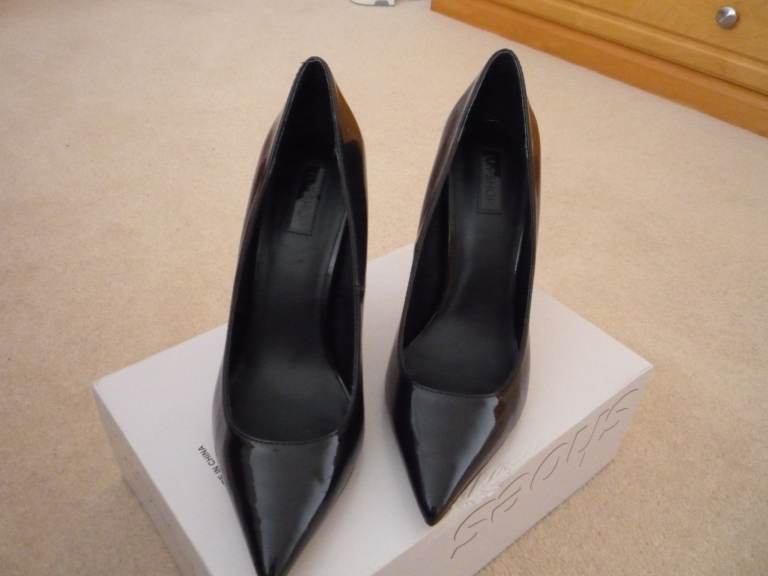 image for Navy Blue High Heel Court Shoe Size 7
